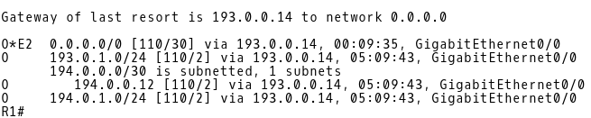 Default Route on R1 Received from R-NAT