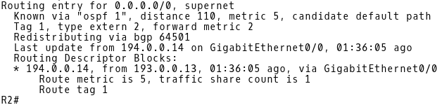 OSPF Router ID 193.0.0.13