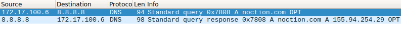 Same Transaction ID in DNS Query and Response Messages