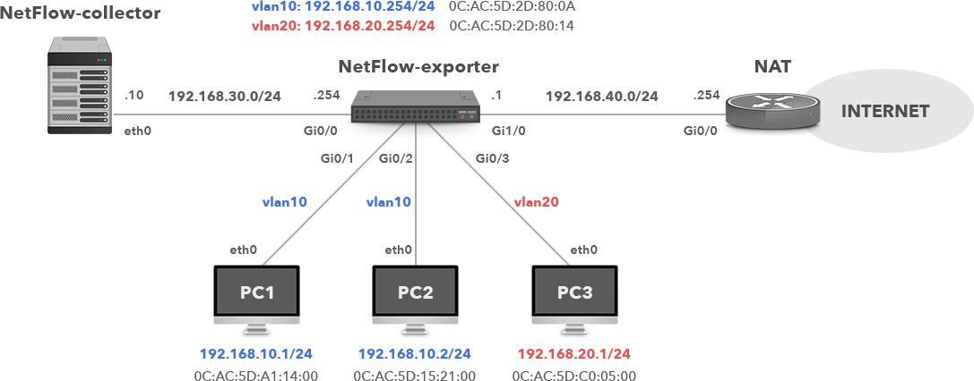 flexible netflow diagram