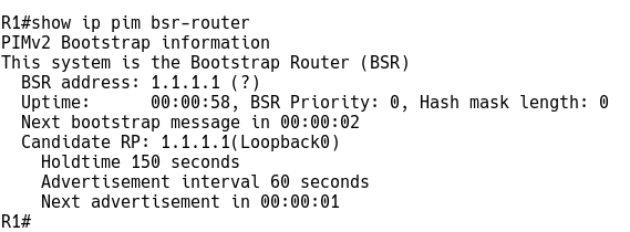 Checking Bootstrap router (v2) Information