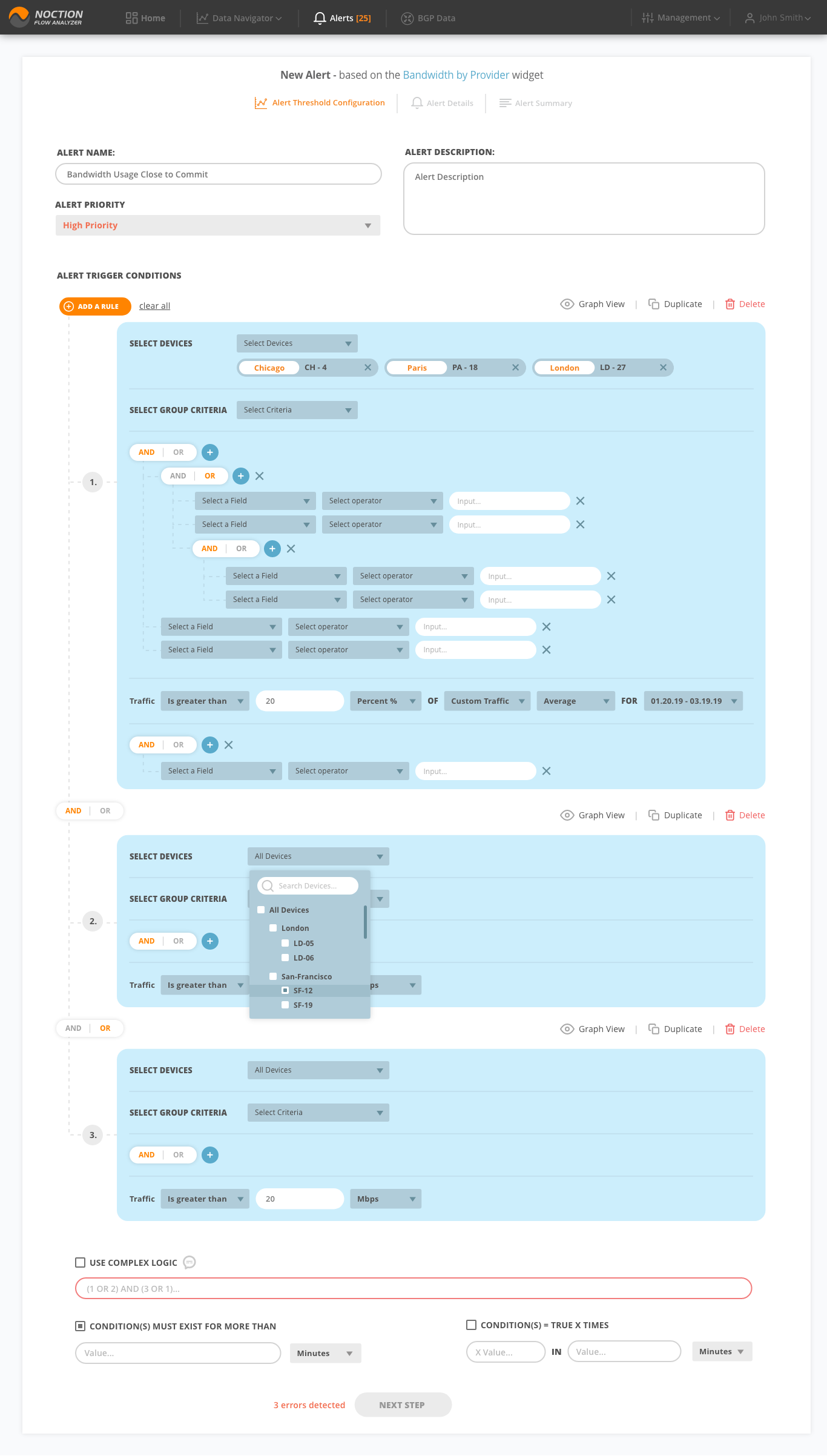 frequency-based alerts