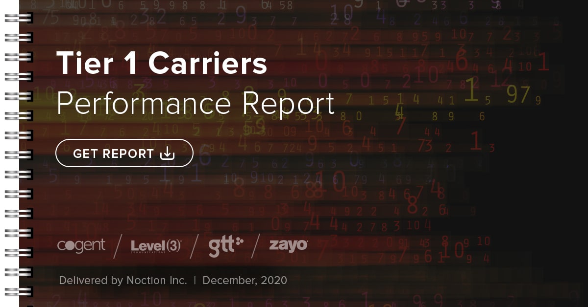 Tier 1 Carriers Performance Report, December 2020