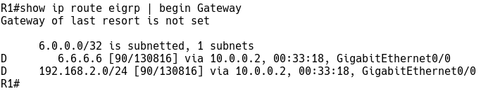 EIGRP Routes