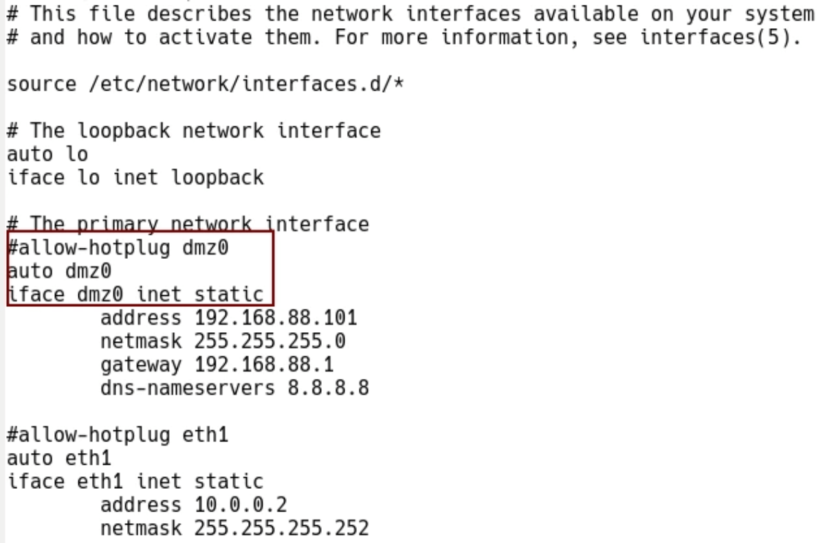 Network Configuration Changed