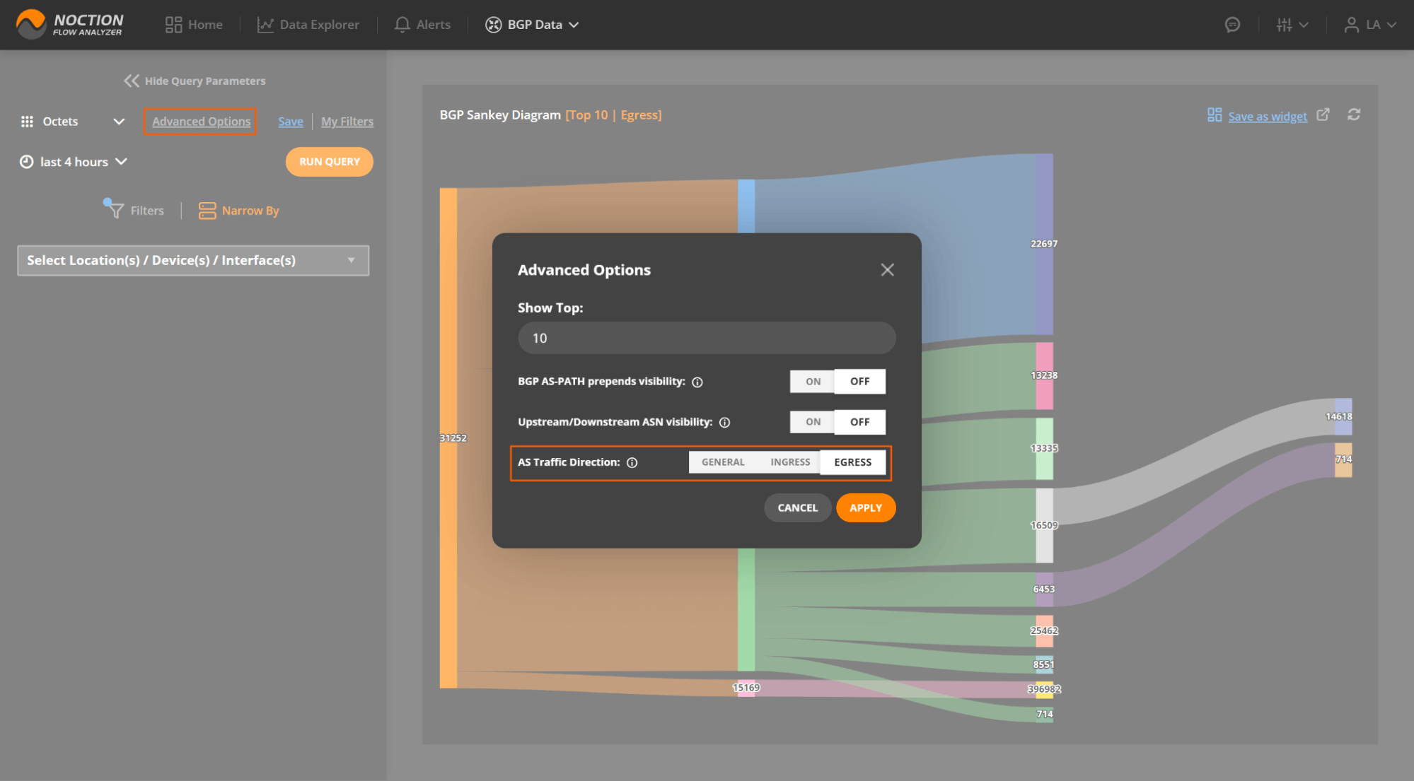 Display of additional information in alert messages<br />
