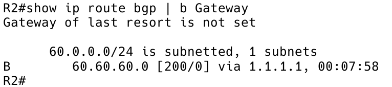 routing information base