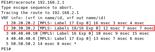 check connectivity after link failure