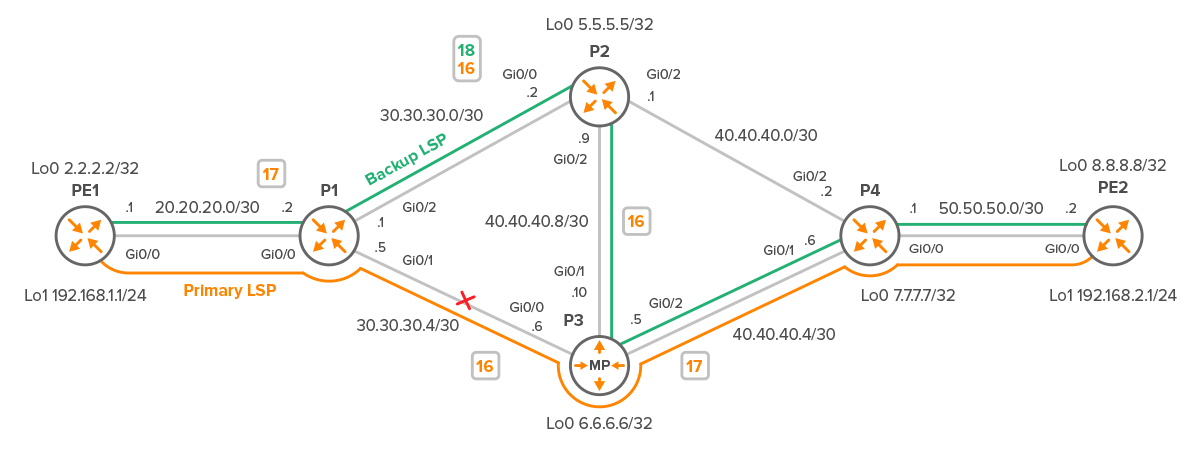 mpls label assignment