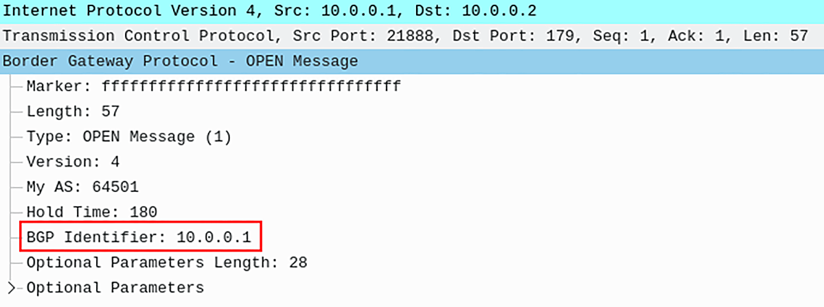 BGP Identifier