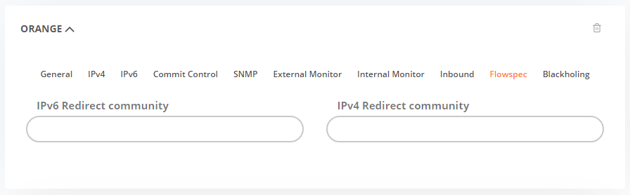 GMI Provider Flowspec