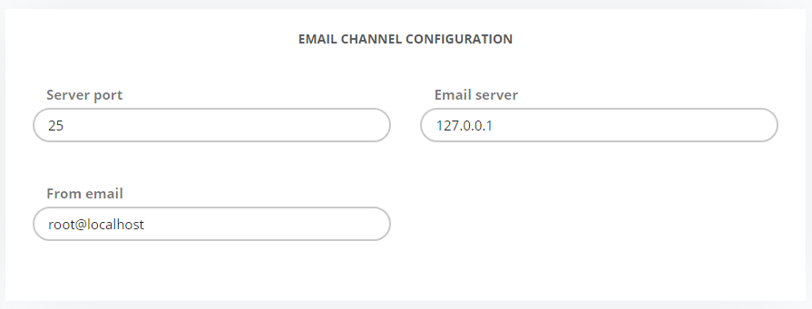 GMI Email Configuration