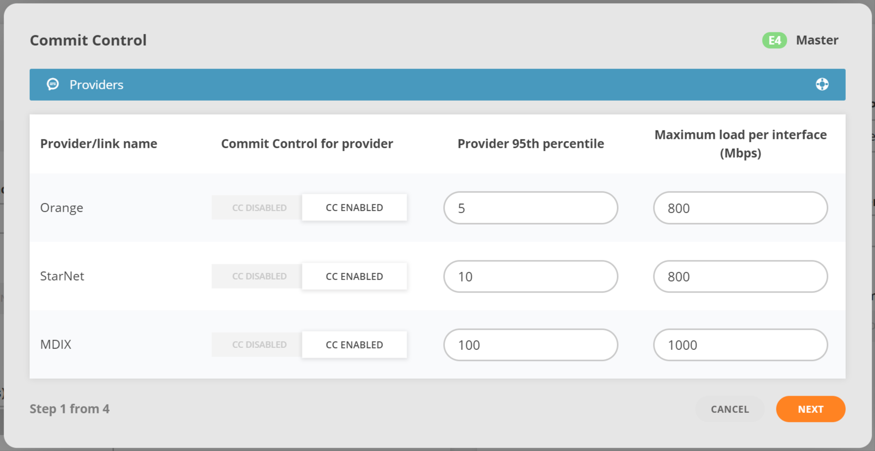 GMI Wizard Commit Control setup