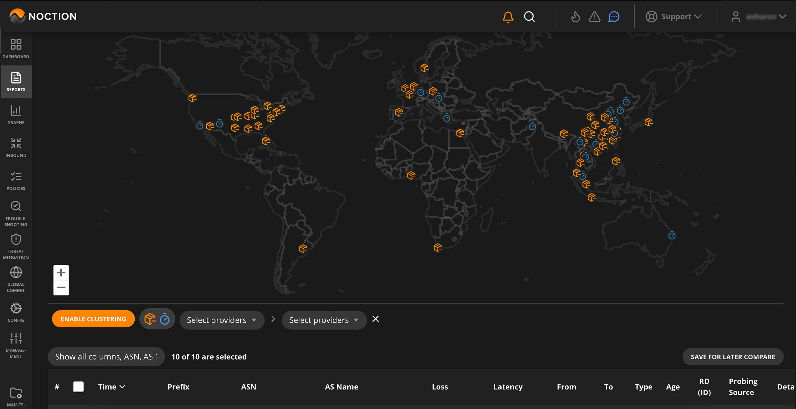 BGP network management 