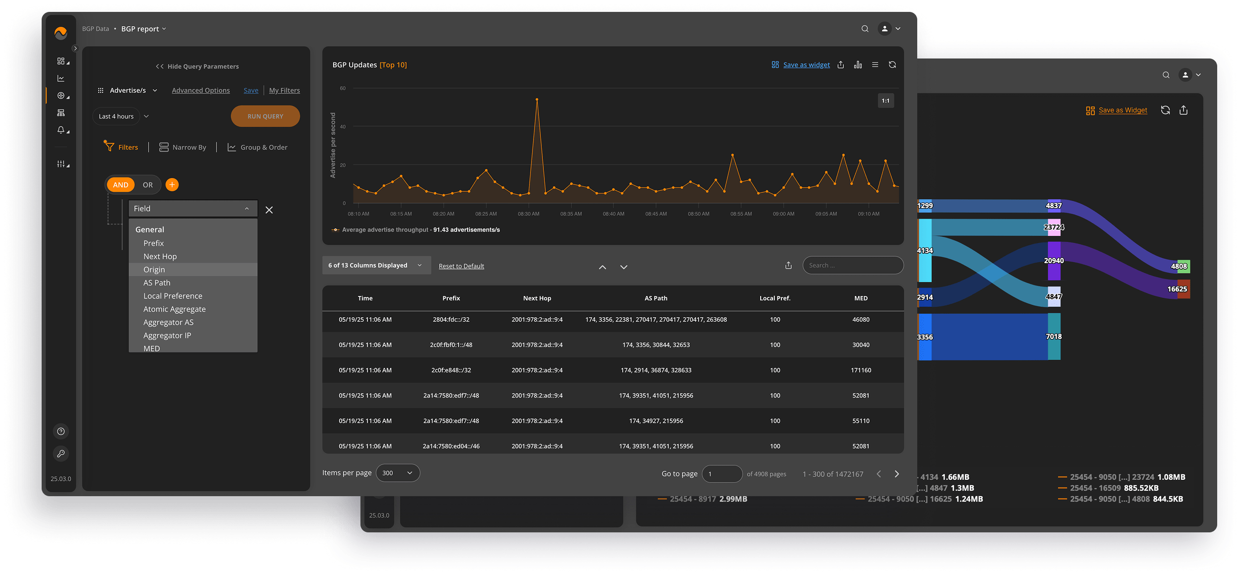 Analyze BGP