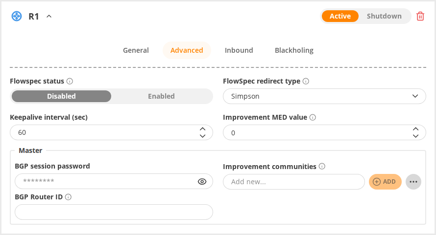 GMI Add Router Advanced