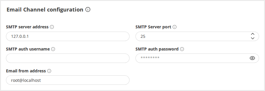 GMI Email Configuration