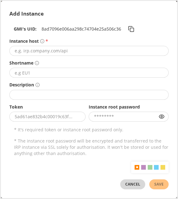 GMI Management Add Instance
