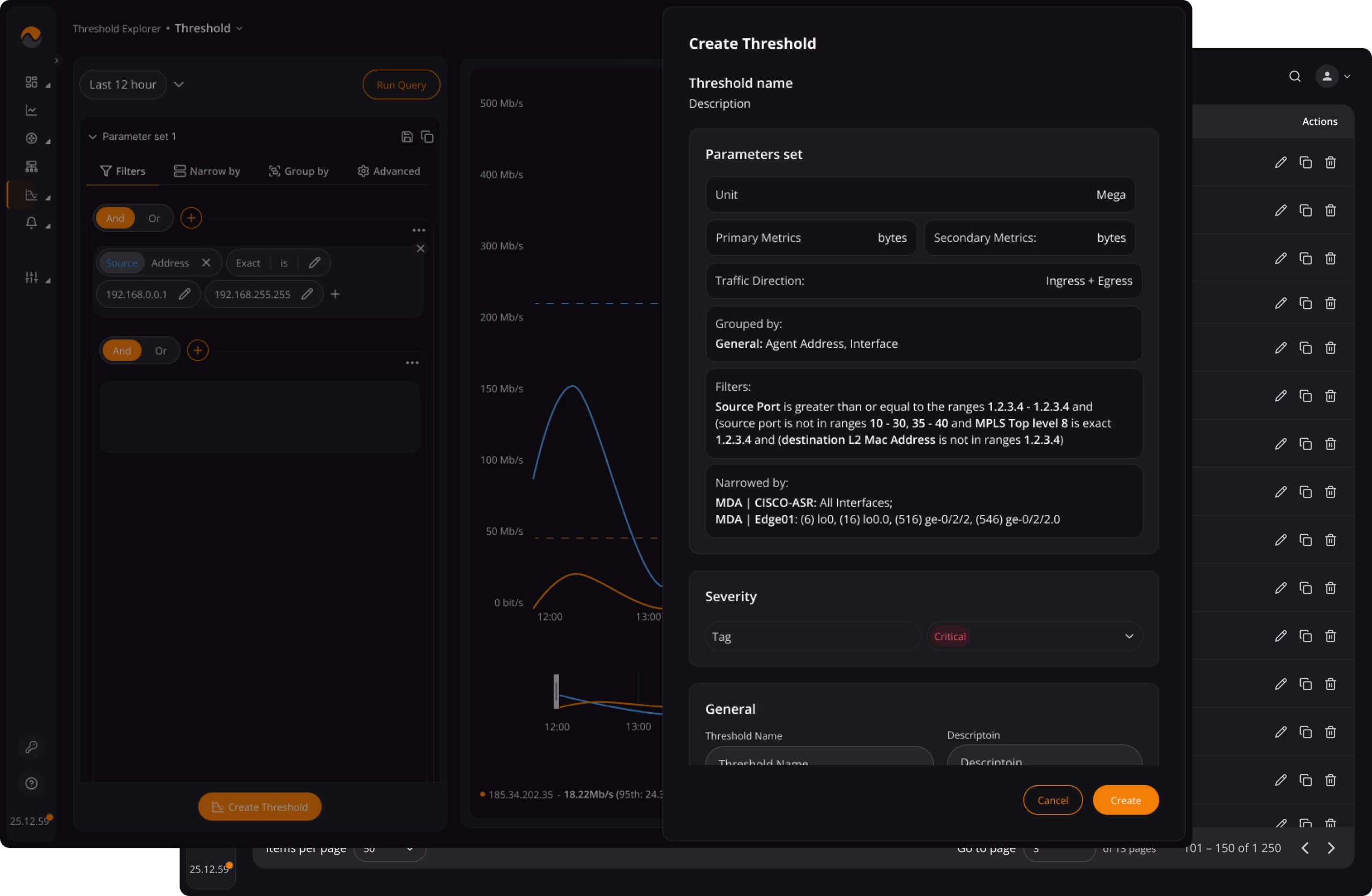 NFA threshold NFA threshold