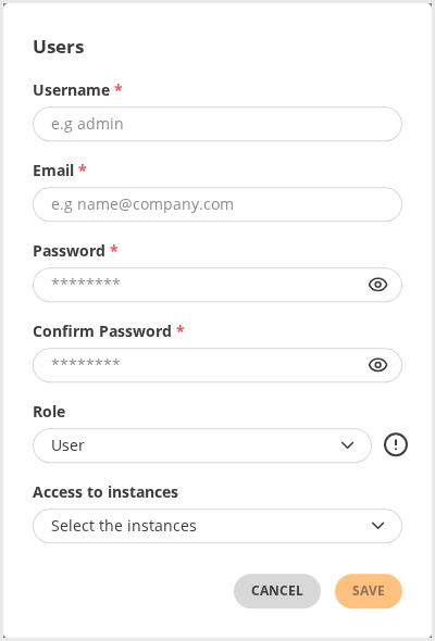 GMI Management Add User