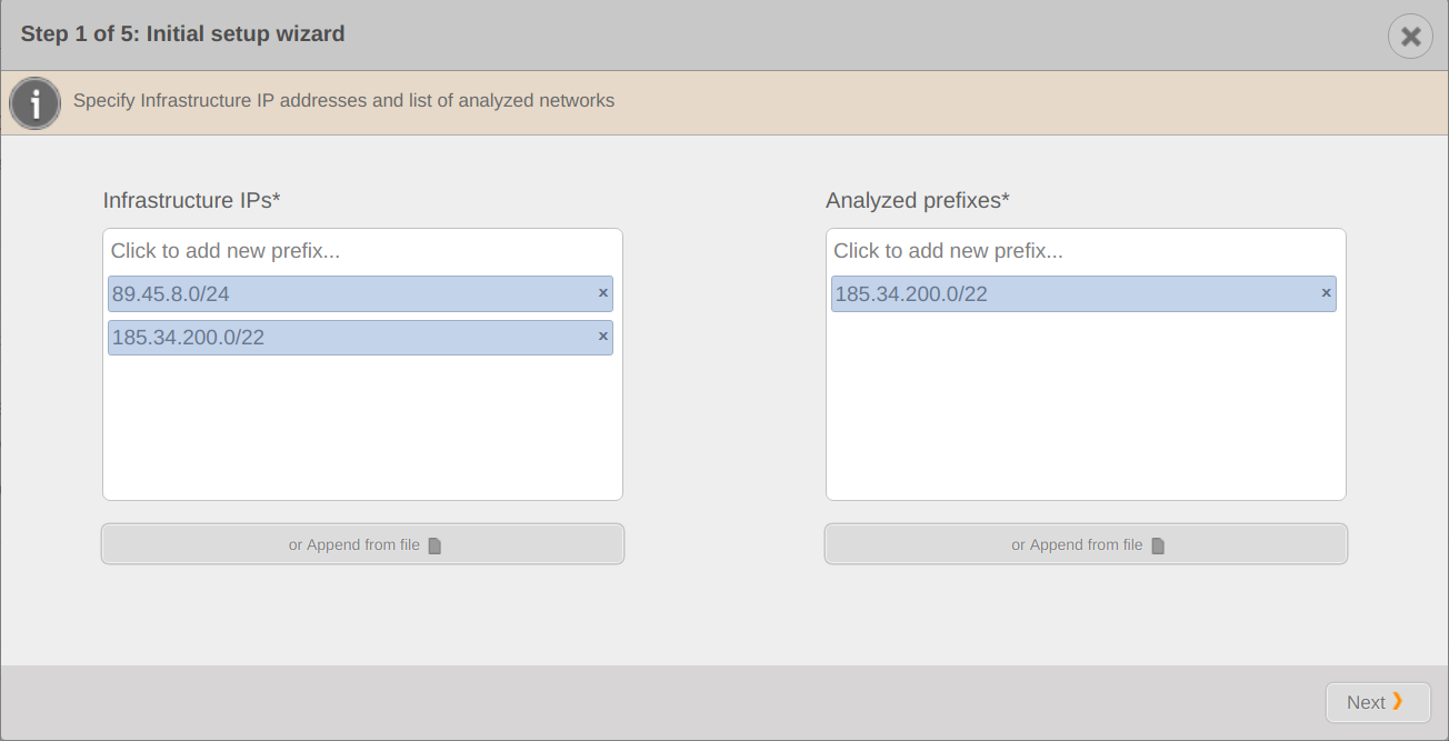 figure screenshots/configuration-editor/wizards-initial-setup-infra-ips-analyzed-nets.png